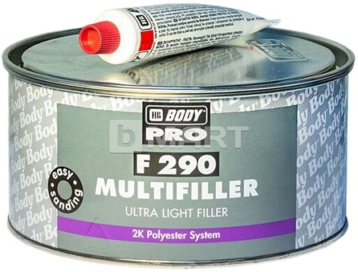 HB Body Шпатлевка PRO F290 Ultra Light Multifiller бежевая 1 л