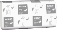 Полотенца KATRIN Plus сложения V 23 см x 22.4 см - белые