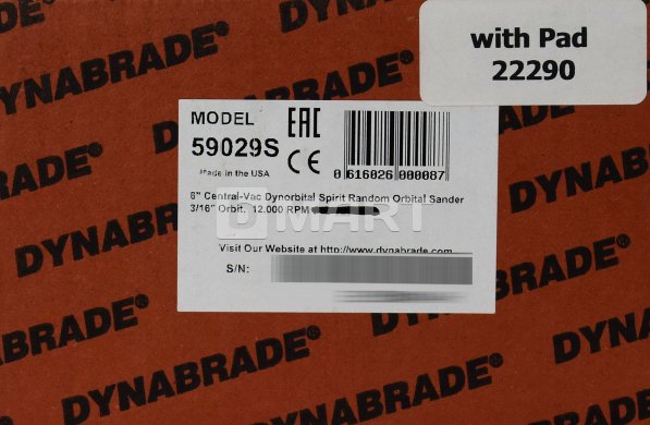 Шлифовальная машинка Dynabrade 59029, 5 мм