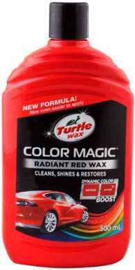 Полировальная паста подкрашивающая Turtle Wax Color Magic Red - 0.5 л