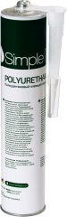 Герметик полиуретановый клеющий Simple POLYURETHANE 310 мл - белый