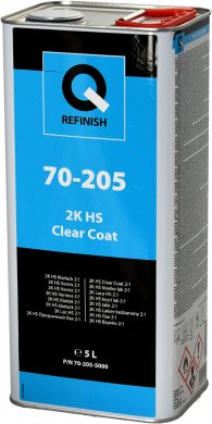Лак 2K HS AS CLEARCOAT 2:1 5л (без отвердителя) Q-Refinish