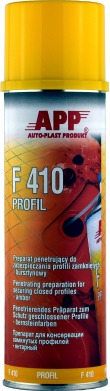 Засіб для захисту закритих профілів APP Profil F410 Aerozol бурштиновий