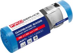 Пакет для мусора PRO service 50*55 / 35л 30шт синие