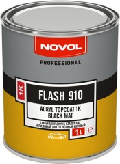 FLASH 910 акриловая эмаль - черный мат