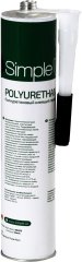 Герметик полиуретановый клеющий Simple POLYURETHANE 310 мл - черный
