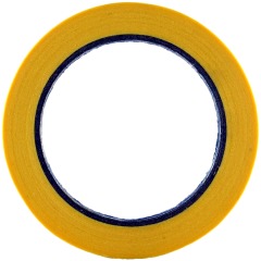 Лента маскировочная малярная APP Standard - желтая 24 мм