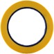 Стрічка маскувальна малярська APP Standard - жовта 24 мм