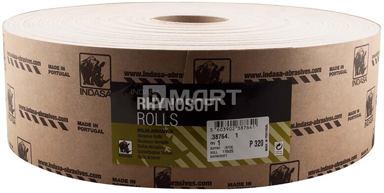 P320 Indasa Rhynalox plus line рулон (без упаковки, без перфорации) 115 мм x 25 м